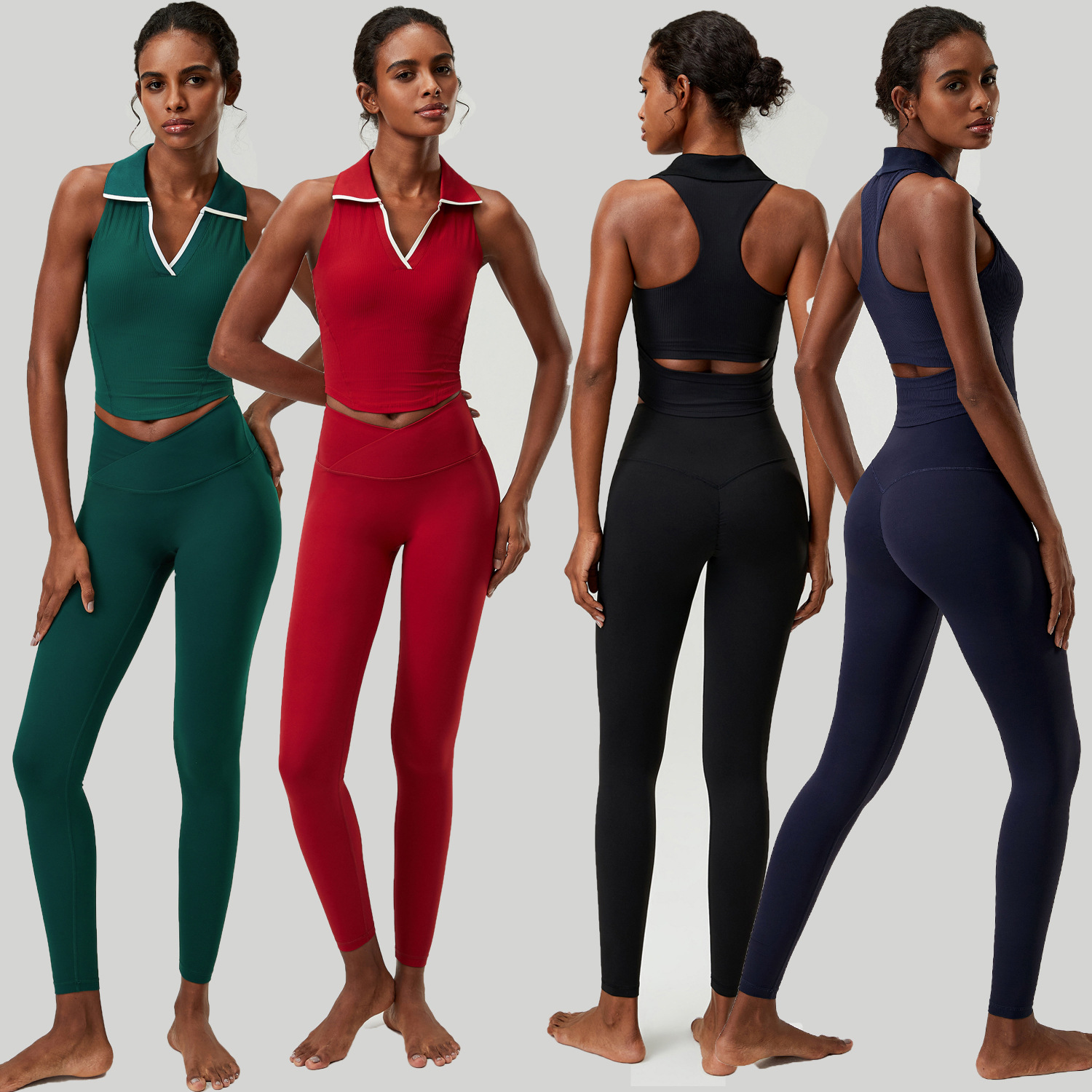 Kadın 2 Parçalı Yoga Takımı, K - Tank Top Ribbed incelemesi ve fiyatı