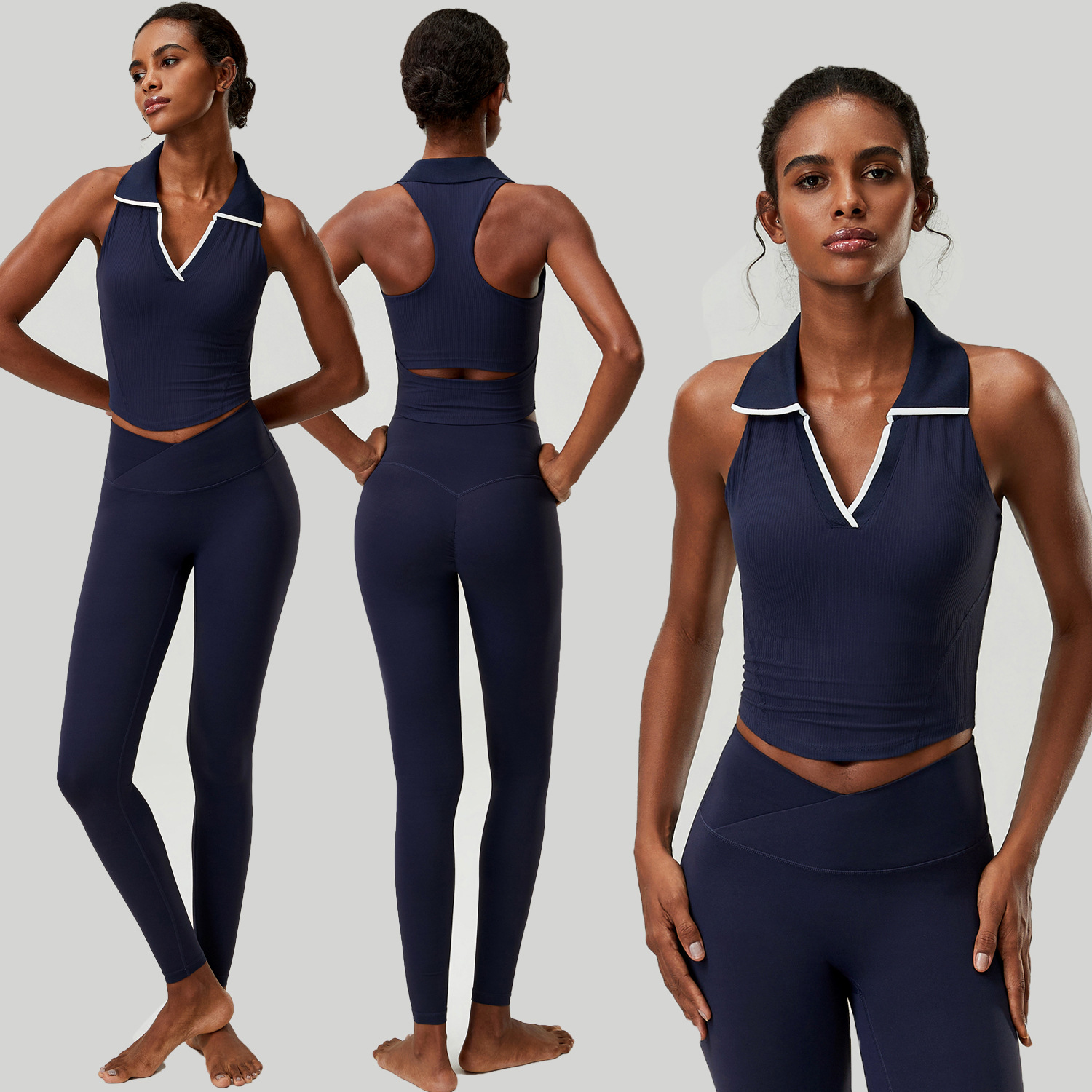 Kadın 2 Parçalı Yoga Takımı, K - Tank Top Ribbed incelemesi ve fiyatı