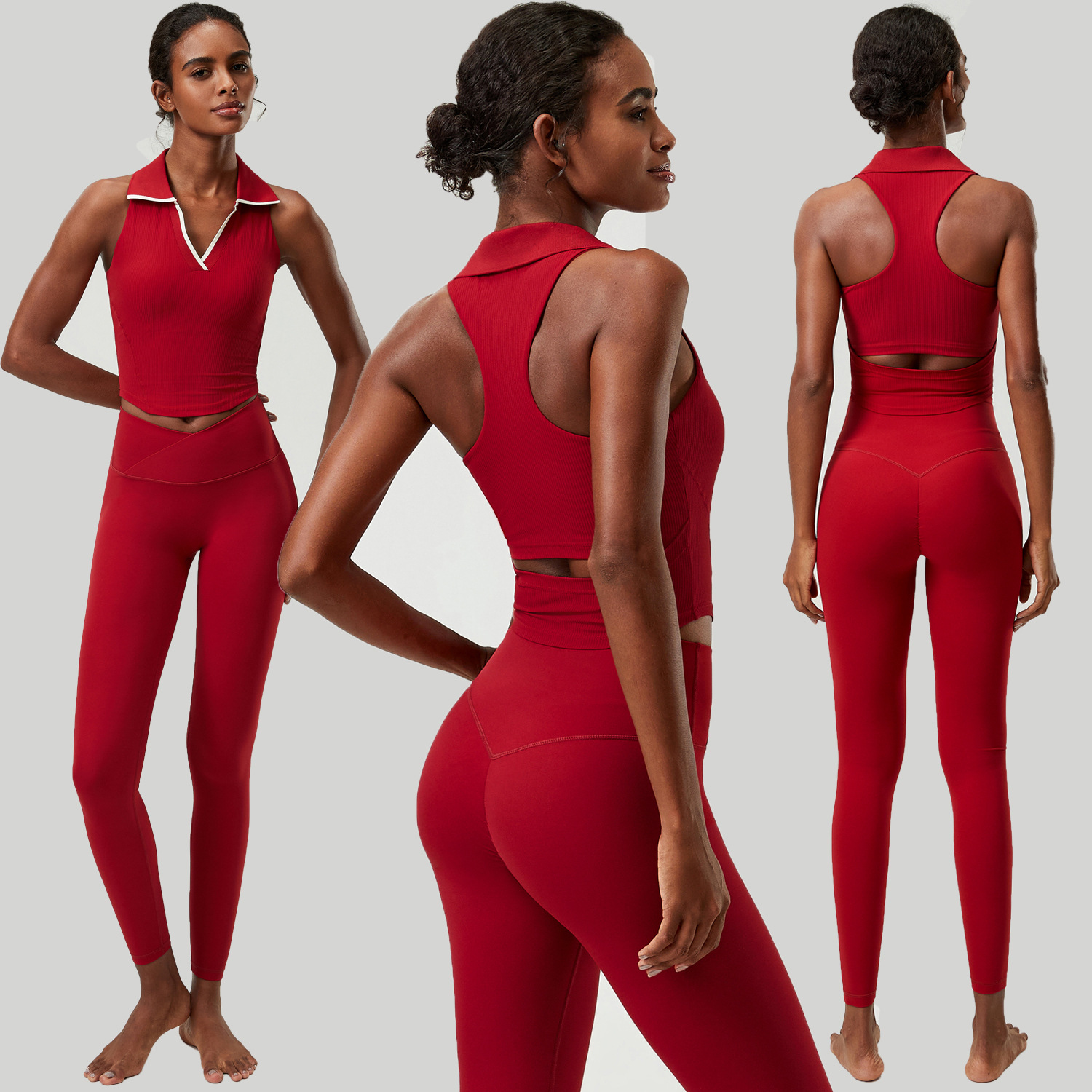 Kadın 2 Parçalı Yoga Takımı, K - Tank Top Ribbed incelemesi ve fiyatı